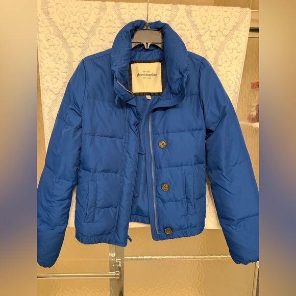 Abercrombie & Fitch Kids Blue Puffer Jacket